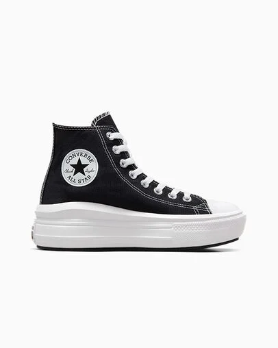 Chuck Taylor All Star Move Platform Black/Natural Ivory/White, Outer Side View