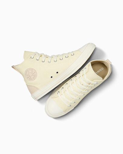 Chuck Taylor All Star Garden Club Egret/Nutty Granola/Egret, Angled View