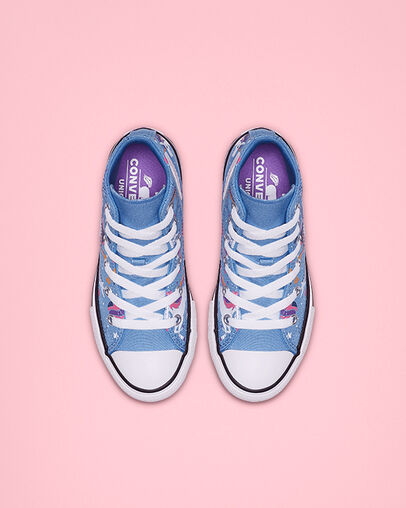 Chuck Taylor All Star Unicons High Top Light Blue/Black/White