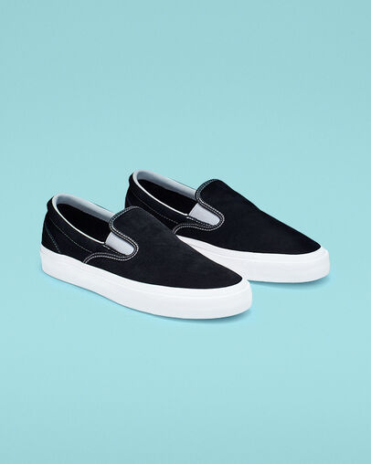 One Star CC Pro Suede Slip Black/White/White