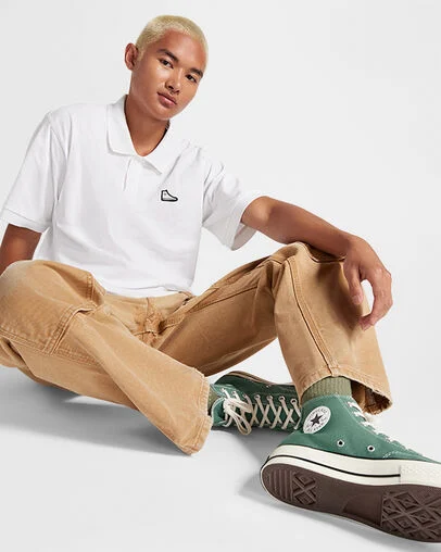 Chuck 70 Seasonal Color Admiral Elm Green/Egret/Black, On Foot Shot 2