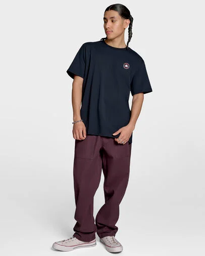 Chuck Taylor All Star Patch T-Shirt Black, Front View