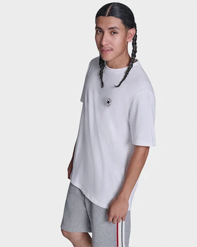 Chuck Taylor All Star Patch T-Shirt White 10A, Back View