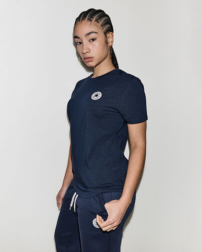 Chuck Taylor Patch T-Shirt Converse Navy, Back View