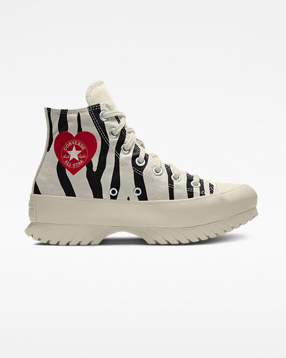converse custom zebra