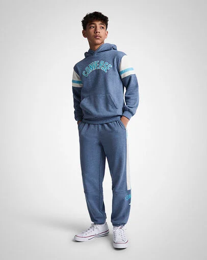 Heritage Joggers Slacker Blue Heather, Full Body View