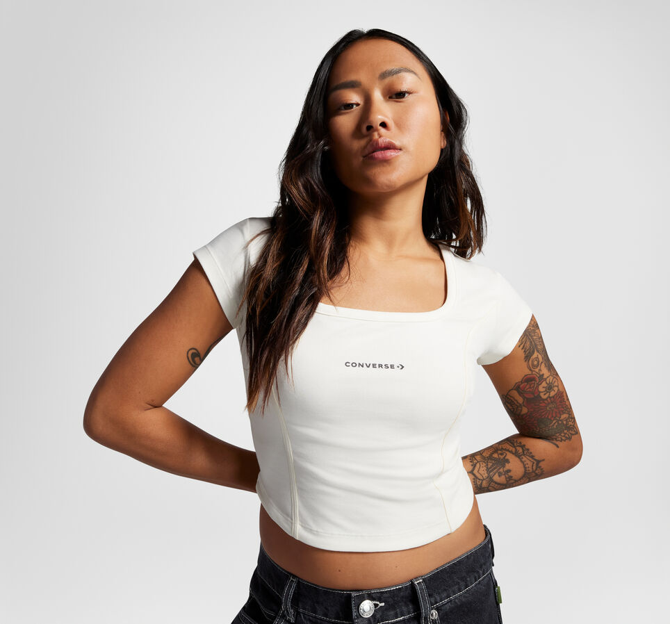 Corset Top Converse Egret