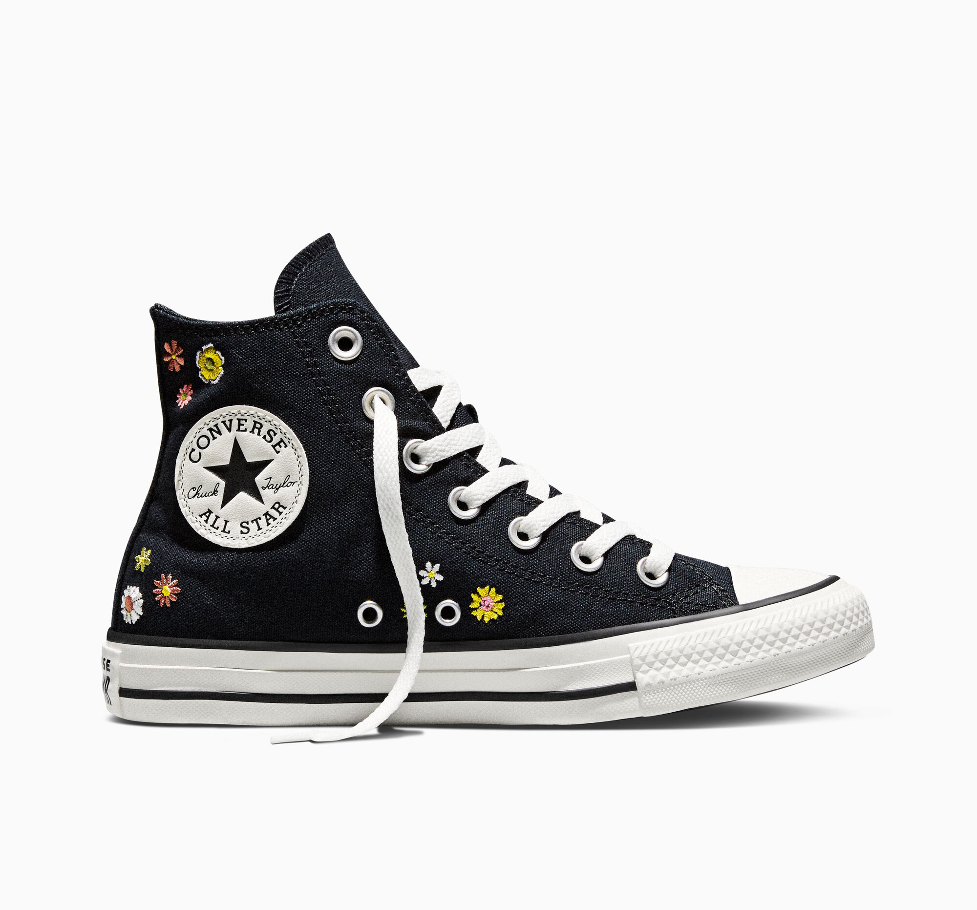 Chuck Taylor All Star Embroidered Florals Women's High Top Shoe