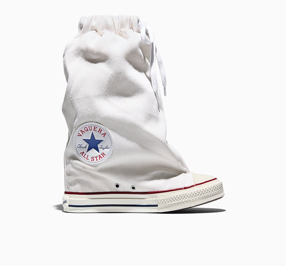 Converse x Vaquera Chuck Taylor All Star XHi Slouch Wedge White/Black/Egret