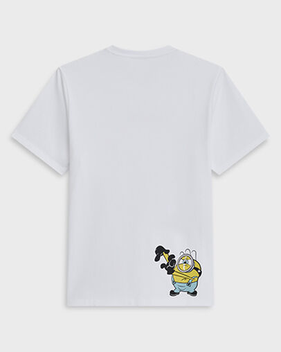 Converse x Minions Logo T-Shirt White, Detail View