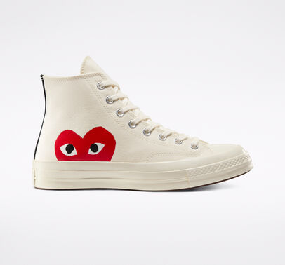 ​Converse x Comme des Garçons PLAY Chuck 70 Unisex High Top Shoe. Converse.com