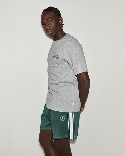 Converse Tacos T-Shirt Vintage Grey Heather, Back View