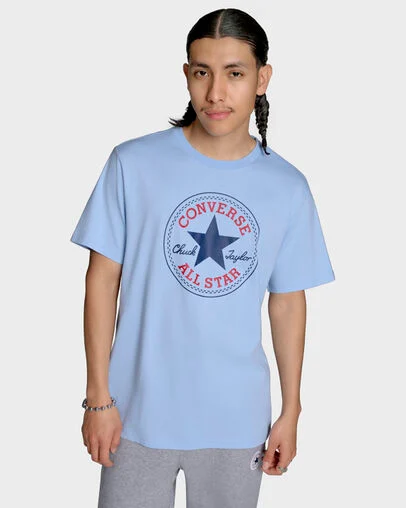 Chuck Taylor All Star Patch T-Shirt Blue It, Back View
