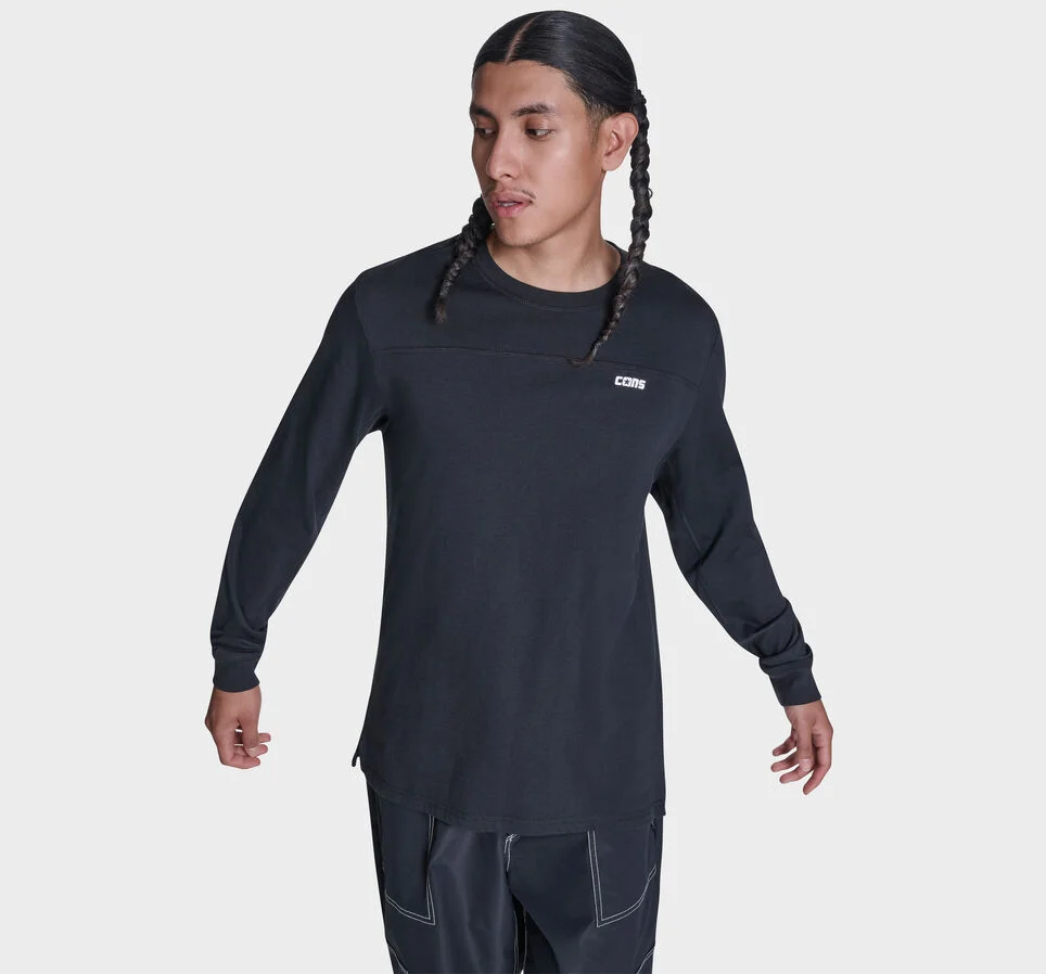 CONS Logo Long Sleeve T-Shirt Converse Black
