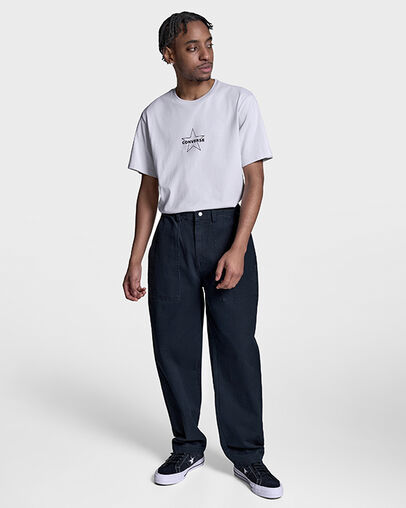 Harton Pants Black, Full Body View