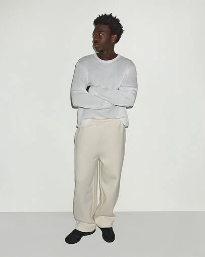 SHAI 001 Fleece Pant Converse Egret