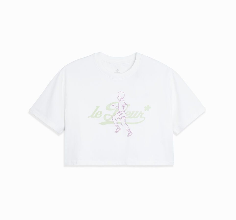 Gold Standard Cropped T-Shirt Camp Flog Gnaw 2025 White 10A