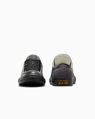 Chuck Taylor All Star Heavy Canvas Dark Matter/Black, Heel View