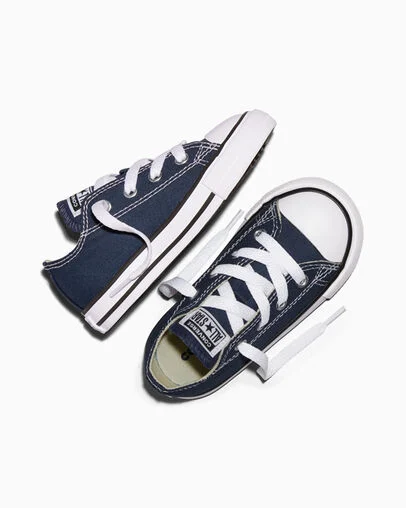 Chuck Taylor All Star Canvas Navy, Angled View