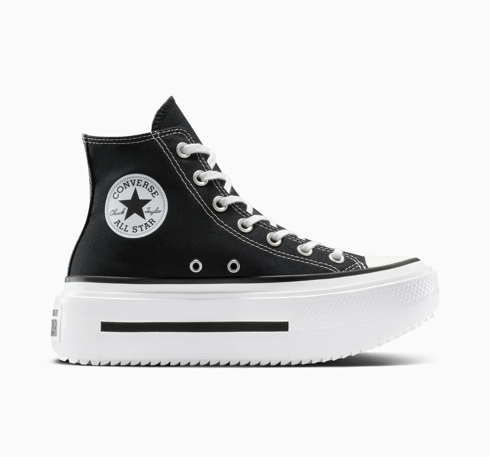 Chuck Taylor All Star Lift Double Stack Platform Canvas Black/White/Black