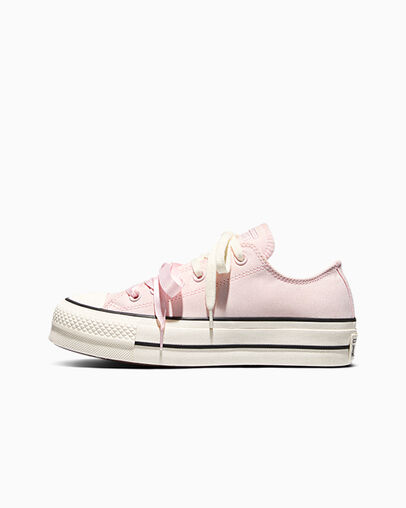 Chuck Taylor All Star Lift Platform Peached Canvas Decade Pink/Egret/Black, Inner Side View
