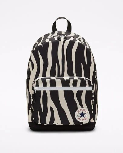 Go 2 Backpack Converse Black/White, Front View