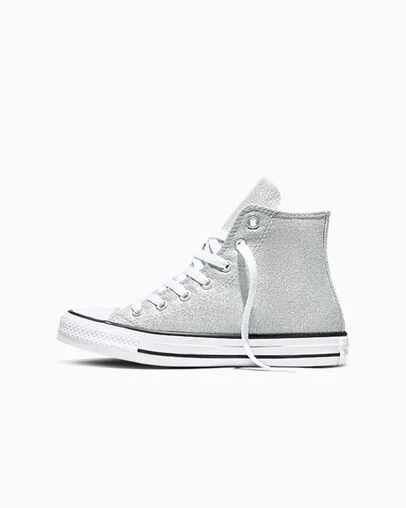 Chuck Taylor All Star Shine Light Grey/White/Black, Inner Side View