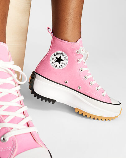 Run Star Hike Platform Seasonal Color Oops Pink/White/Black, Reflective View