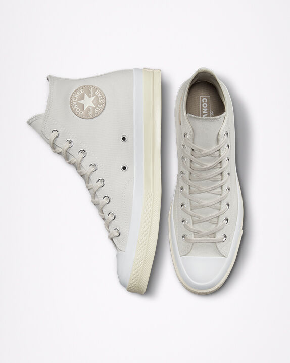 converse beige platform