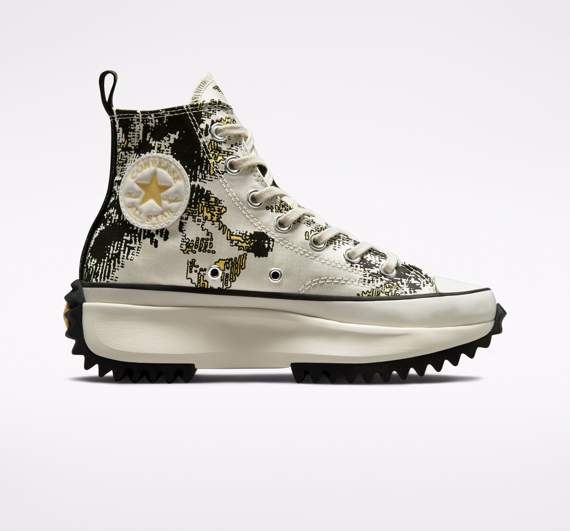 black floral converse