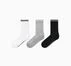 3-Pack Varsity Stripe Mesh Half-Crew Socks White/Black