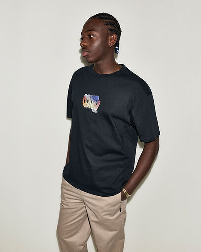 CONS Grafitti Loose T-Shirt Converse Black, Back View