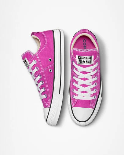 Chuck Taylor All Star Madison Canvas Active Fuchsia/White/Black, Top and Side View