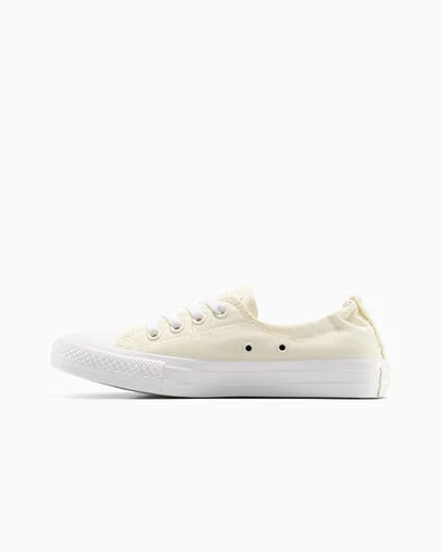 Chuck Taylor All Star Shoreline Webbed Egret/White/White, Inner Side View