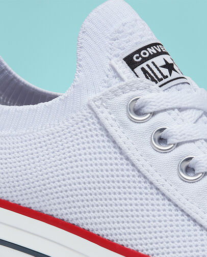 Twisted Prep Knit Chuck Taylor All Star White/Enamel Red/Navy