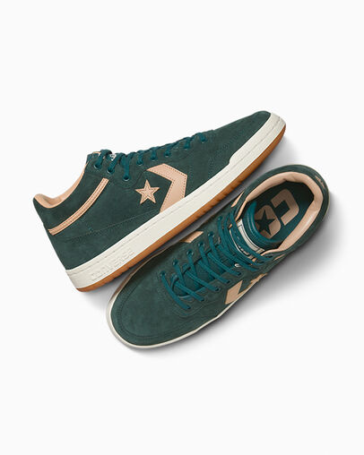 CONS Fastbreak Pro Nubuck Rubber Plant/Vachetta Beige, Angled View