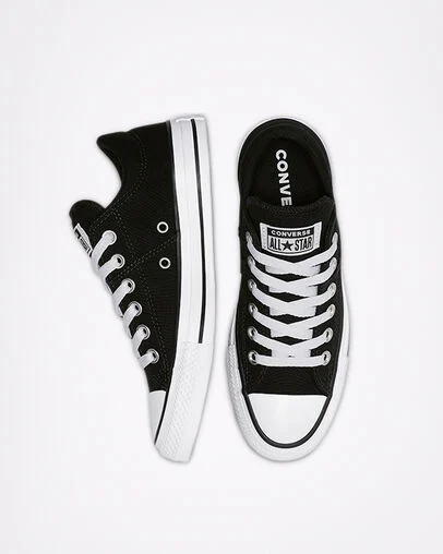 Chuck Taylor All Star Madison Canvas Black/White/Black, Top and Side View