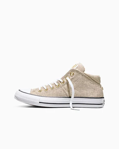 Chuck Taylor All Star Madison Heathered Shine Papyrus/White/Gold, Inner Side View