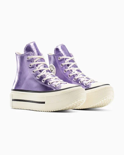 Chuck Taylor All Star Lift Double Stack Platform Metallic Lilac Metallic/Egret/Black