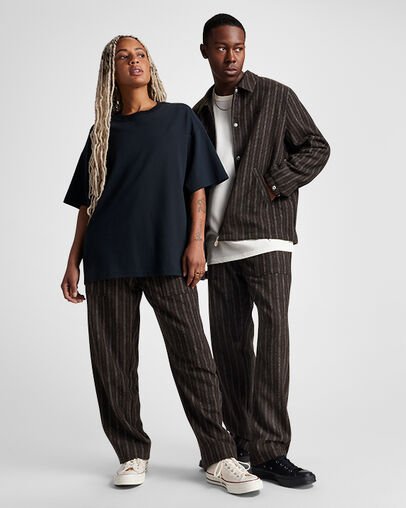 Converse Go-To Gold Standard Harbor Pants Multi Stripe, Full Body View