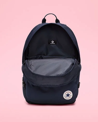 Straight Edge Backpack Obsidian/Dark Obsidian, Detail View