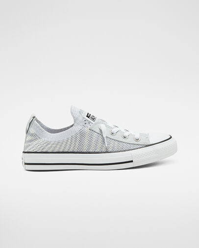 Galactic Nuclei Chuck Taylor All Star Shoreline Knit Slip White/Pure Platinum/Black