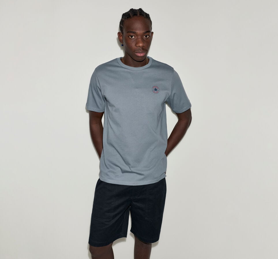 Chuck Taylor All Star Patch T-Shirt Mineral Brew Grey