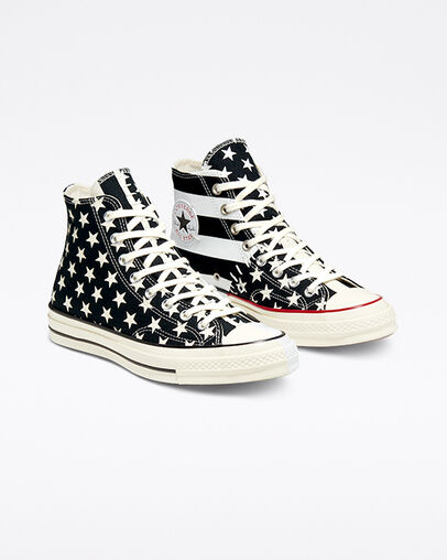 Chuck 70 Archive Restructured High Top Black/White/Egret