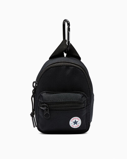 Mini Go 2 Pouch Converse Black, Front View