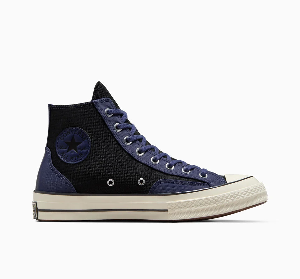 Chuck 70 Black/Uncharted Waters Blue