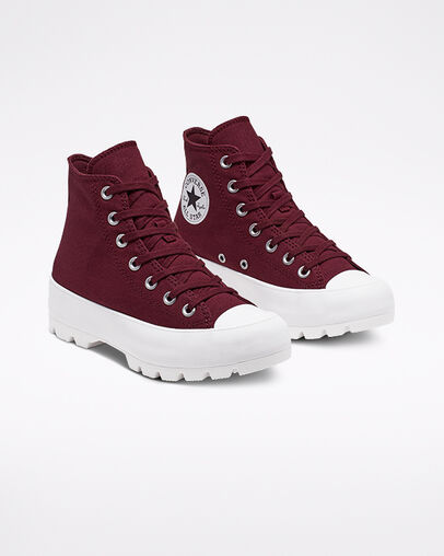 Lugged Seasonal Color Chuck Taylor All Star Dark Burgundy/Dark Burgundy