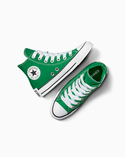 Chuck Taylor All Star Sketch Green/White/Black, Angled View