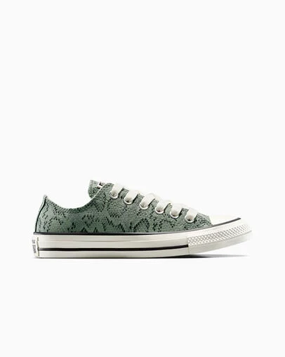Chuck Taylor All Star Snakeskin Print Foothill Green/Egret/Black