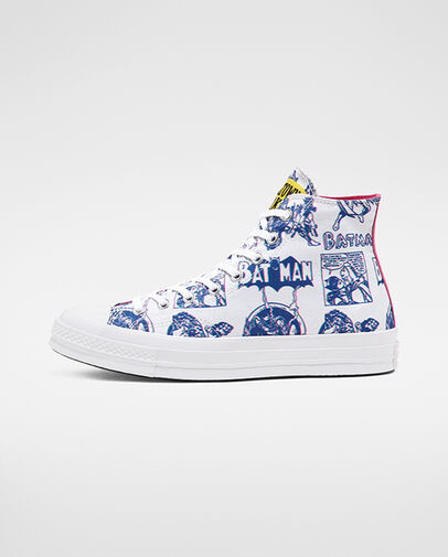 Converse x Batman x Chinatown Market Chuck 70 High Top Mouse/White/Purple